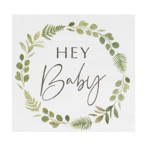 Servetten Hey Baby Botanical (16st)