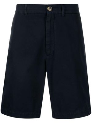 Brunello Cucinelli bermuda à taille haute - Bleu