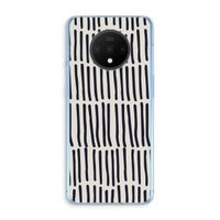Moroccan stripes: OnePlus 7T Transparant Hoesje
