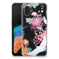 Samsung Galaxy Xcover 6 Pro | TPU Hoesje | Bird Flowers