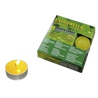 Citronella waxinelichtjes - set van 9x stuks - 3 branduren - thumbnail