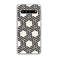 Geometrisch patroon: Samsung Galaxy S10 5G Transparant Hoesje