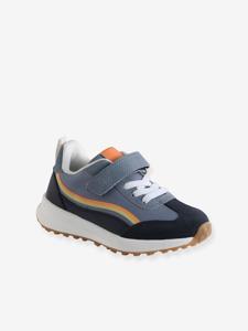 Kindersneakers met veters en klittenband, kleutercollectie veel blauw