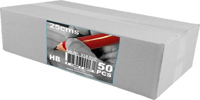 50 Timmermanspotloden HB 25x1cm ToolPack 318.010