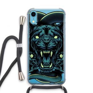 Cougar and Vipers: iPhone XR Transparant Hoesje met koord