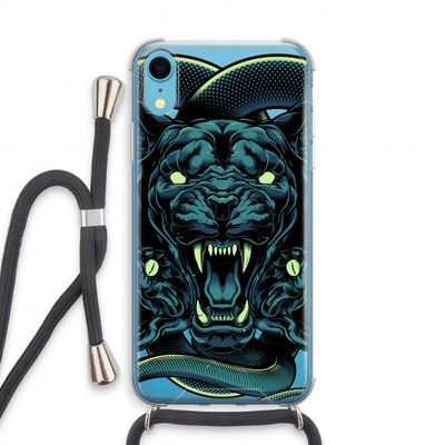 Cougar and Vipers: iPhone XR Transparant Hoesje met koord