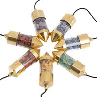 Pendel Edelsteen Chakra Chips - set van 7