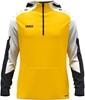 JAKO 6770 Sweater Met Kap Dynamic - Geel/Wit/Zwart - S