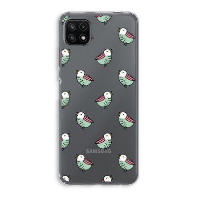 Vogeltjes: Samsung Galaxy A22 5G Transparant Hoesje