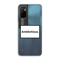 Ambitchious: Xiaomi Poco M3 Pro 5G Transparant Hoesje
