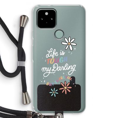 Tough Life: Pixel 5 Transparant Hoesje met koord