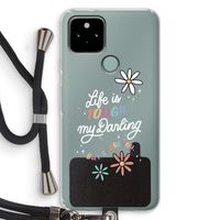Tough Life: Pixel 5 Transparant Hoesje met koord