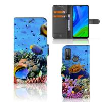 Huawei P Smart 2020 | Telefoonhoesje | Met pasjeshouder | Vissen
