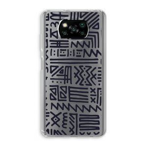 Marrakech print: Xiaomi Poco X3 NFC Transparant Hoesje