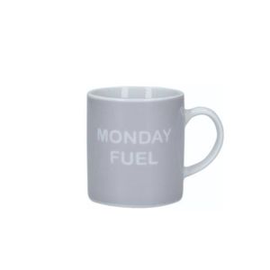 KitchenCraft - Espresso Kopje, Monday Fuel, 80 ml - KitchenCraft