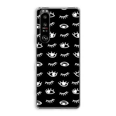 Eye pattern #3: Sony Xperia 1 III Transparant Hoesje