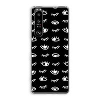 Eye pattern #3: Sony Xperia 1 III Transparant Hoesje
