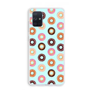 Donuts: Galaxy A71 Transparant Hoesje