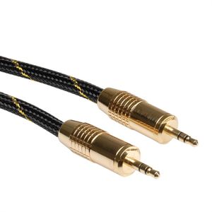 ROLINE 11.09.4285 audio kabel 5 m 3.5mm Zwart