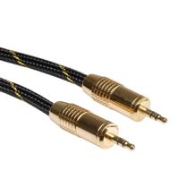 ROLINE 11.09.4289 audio kabel 10 m 3.5mm Zwart, Goud - thumbnail