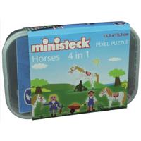 Ministeck 4-in-1 paardenstal - 510 stukjes