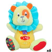 Knuffel met Geluid Winfun Leeuw 15 x 15 x 9 cm (6 Stuks)