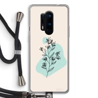 Violets are blue: OnePlus 8 Pro Transparant Hoesje met koord