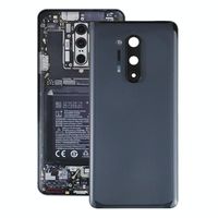 Batterij achterklep met cameralensdeksel voor OnePlus 8 Pro (zwart)