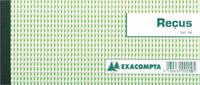 Exacompta ontvangsten, ft 9 x 13 cm, 50 vel, horizontaal, franstalig Exacompta ontvangsten, ft 9 x 13 cm, 50 vel, horizontaal, franstalig