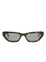 Saint Laurent Eyewear lunettes de soleil SL M126 à monture papillon - Marron - thumbnail