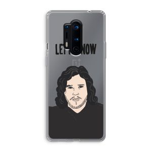 Let It Snow: OnePlus 8 Pro Transparant Hoesje