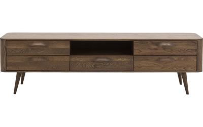 Goossens Tv Meubel Bjarte, 5 laden 1 open vak 180 cm breed