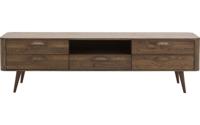 Goossens Tv Meubel Bjarte, 5 laden 1 open vak 180 cm breed