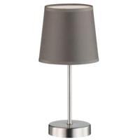 Eleganto LED Tafellamp met voetschakelaar - E14 fitting - Grijs - 32 cm