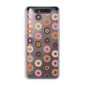 Donuts: Samsung Galaxy A80 Transparant Hoesje