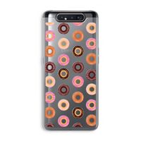 Donuts: Samsung Galaxy A80 Transparant Hoesje