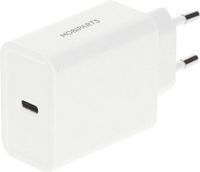 Mobiparts Wall Charger USB-C 30W White (with PD) - thumbnail