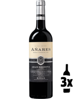 3 flessen Añares Rioja Gran Reserva Probeerpakket