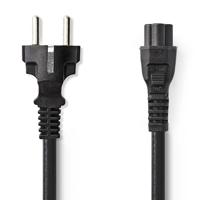 Nedis Voedingskabel Schuko Male IEC 320 C5 3,0 m Zwart