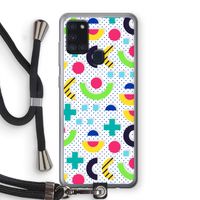8-bit N°1: Samsung Galaxy A21s Transparant Hoesje met koord