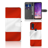 Motorola One Vision Bookstyle Case Oostenrijk - thumbnail
