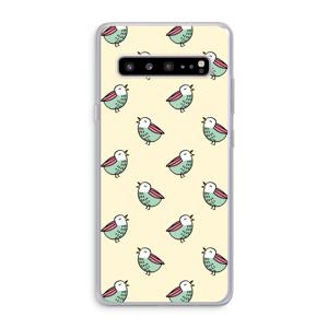 Vogeltjes: Samsung Galaxy S10 5G Transparant Hoesje