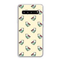 Vogeltjes: Samsung Galaxy S10 5G Transparant Hoesje - thumbnail