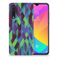 Xiaomi Mi 9 Lite | TPU Hoesje | Abstract Green Blue