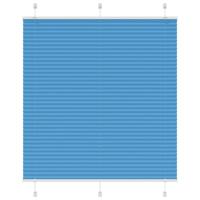 VidaXL Plissé rolgordijn 115x150cm stofbreedte 114,4cm polyester blauw