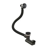 Brauer Badafvoer met Overloop - Geborsteld Gunmetal PVD