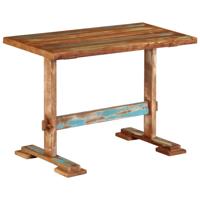Eettafel 110x55x78 cm massief gerecycled hout