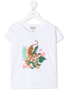 Kenzo Kids t-shirt à imprimé graphique - Blanc