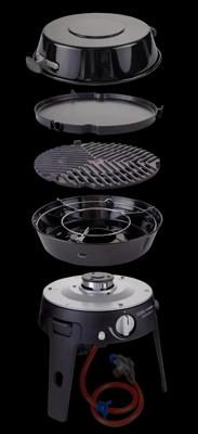 Cadac Safari Chef 30 LP Deluxe Gasbarbecue Zwart