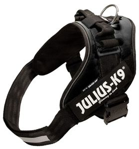Julius K9 idc power-harnas / tuig voor labels zwart
